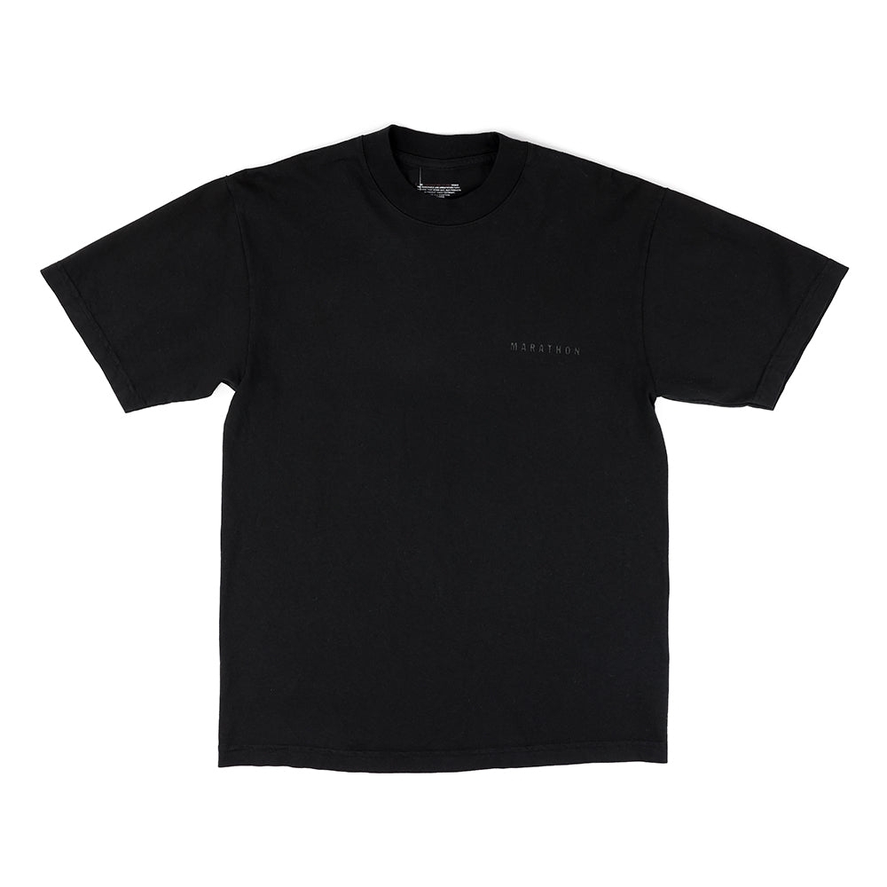 The Marathon Clothing Signature Tee in Black and White New With Tags Sz XL